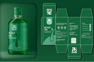 design professional product packaging and label design