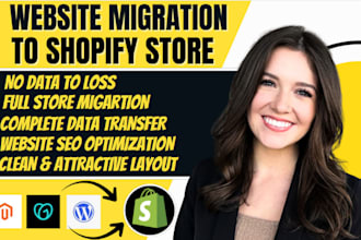 migrate godaddy magento woocommerce wix wordpress to shopify website migration