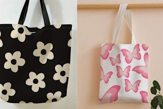make beautiful tote bag design prints