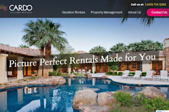 design or redesign property management website with buildium or doorloop setup