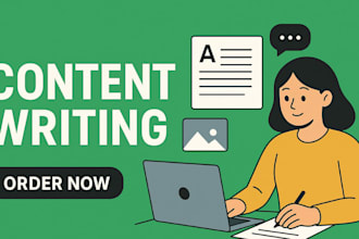 write simple, unique and SEO friendly content for your website