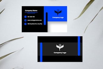 design a professional print ready digital business card