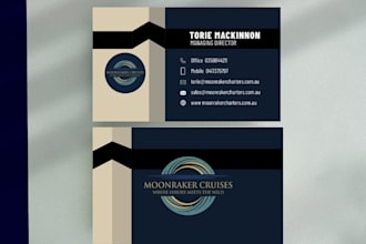 design a professional business card for your brand