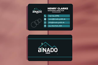 design a professional business card for your brand
