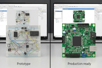 design prototype and production ready pcb design with easyeda eagle