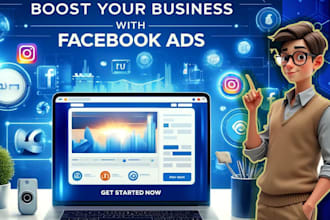set up facebook ,instagram, meta ads  camping and marketing