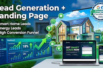 create lead generation funnel for smart home and energy businesses solar leads