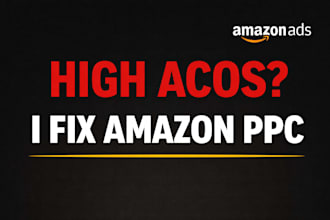 manage and optimize amazon PPC campaigns to lower acos and scale fba