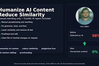 rewrite ai content writing into natural, original copy