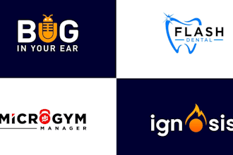 do high quality internet technology website tech software logo design