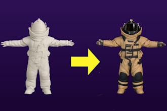 create high quality 3d models