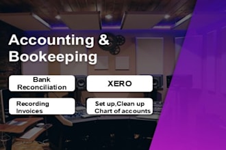 do bookkeeping of UK, ireland using xero, quickbooks