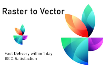 professionally convert any image to vector file