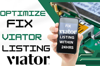update, fix, optimize, and improve your viator listing for maximum sales