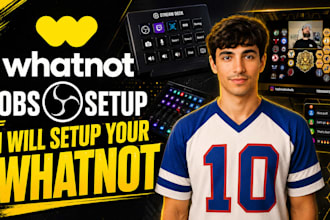 setup whatnot vertical stream for auctions or sports