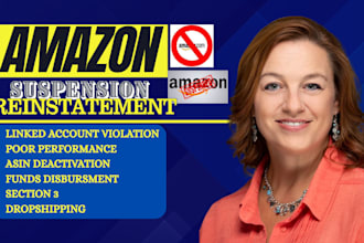 write amazon suspension appeal letter and poa account reinstatement