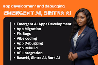 vibe code on emergent sh apps fix emergent sh errors sintra ai base44 readdy