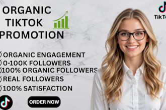 promote and grow your tiktok account followers organically, tik tok promotion