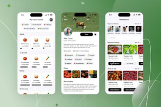 develop farm marketplace app, crop disease detection, farm equipment rental app