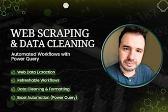 automate data cleaning and web scraping with power query