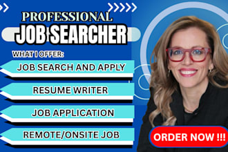 handle job application, search and apply for remote jobs, hybrid or onsite jobs