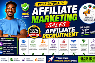 do affiliate recruitment via influencers, affiliate marketers, affiliates