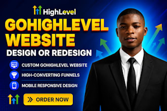 gohighlevel website design go highlevel landing page