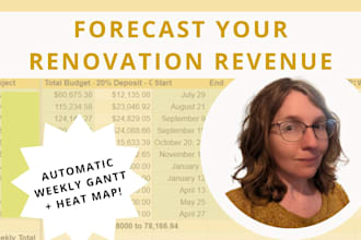 create a custom forecasting spreadsheet for construction