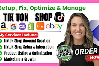 setup tiktok shop, tiktok dropshipping shop setup, tiktok shop integration