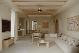 restyle professional and photorealistic 3d interior design livingroom rendering