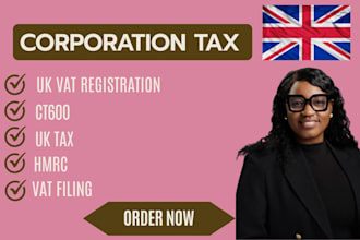 create UK tax return filing, corporation tax services and vat tax filling