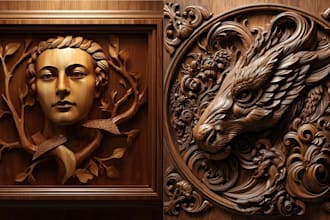 3d bas relief 3d image engraving 3d wood carving 3d carve cnc bas relief model