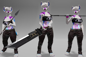make unique vrchat accessories like wings, weapons and backpacks