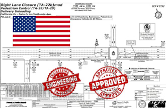 civil and environmental plan traffic control plans for tcp city permit