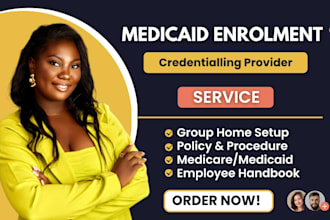 do credentialing and provider enrollment for US medical providers, medicaid