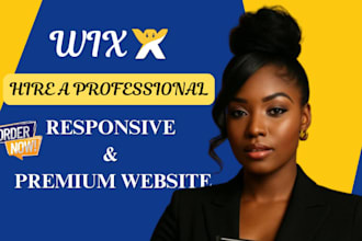 l do wix website design, redesign wix website, wix online store