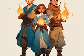 dnd, fantasy character and dnd character