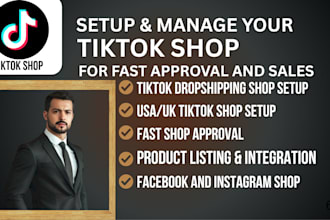 setup usa tiktok shop tiktok shopify dropshipping store tiktok shop integration