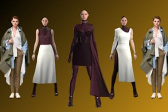 design 3d fashion clothing and accessories for zepeto, roblox, and vrchat