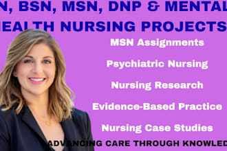 do population health, msn, psychology, and dnp capstone projects