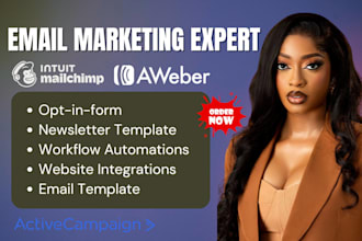 set up flodesk campaigns, activecampaign workflows, and ghl email automation