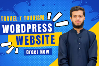 a modern travel agency and tour booking website