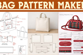 do sling mylar cgi bag purse shopper briefcase doctor handbag pattern etsy sales