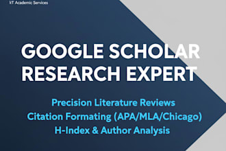 write research articles for eb1a niw o1 visa application