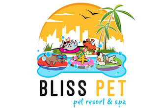 design unique outstanding pet resort logo