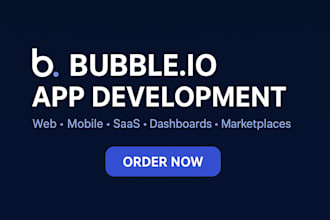 bubble io bubble app bubble website bubble saas web application bubble mvp