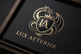 design heraldic and luxury heraldic logo