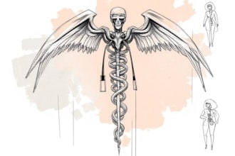 draw professional medical concept sketches