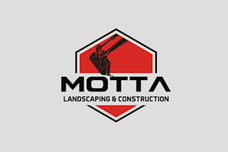 create wonderful strong logo for landscaping construction