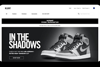 build sneaker shopify store shoe website sneakers store